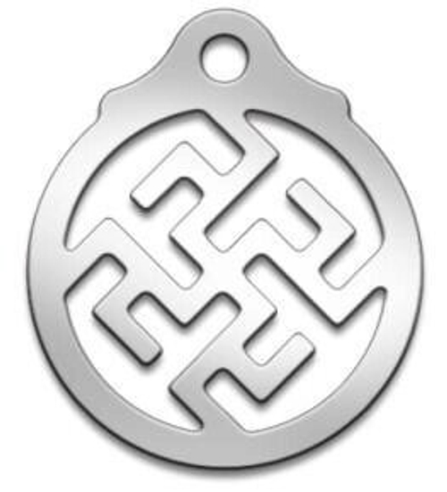 Амулет Серия Славянские амулеты №17 Одолень-Трава/Цветок Папортника медицинская сталь