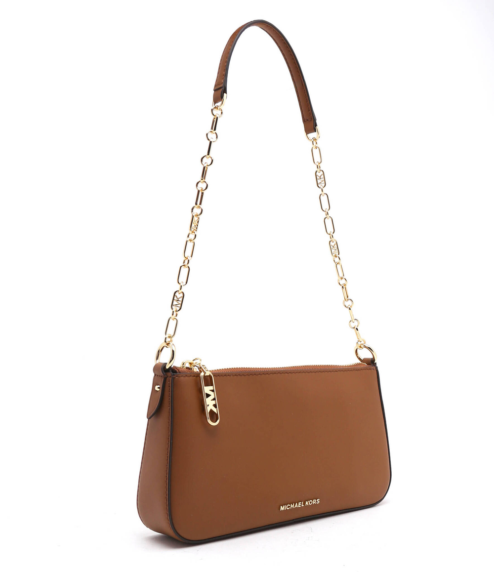 Кожаная Наплечная сумка Michael Kors - коричневый(32H3G8EW6L)