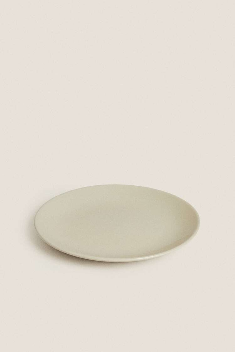 ZARA HOME ДЕСЕРТНАЯ ТАРЕЛКА ИЗ КЕРАМОГРАНИТА, БЕЖЕВЫЙ