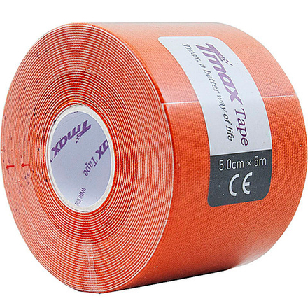 Тейп кинезиологический TMAX Extra Sticky 5 см x 5 м, 423167, оранжевый