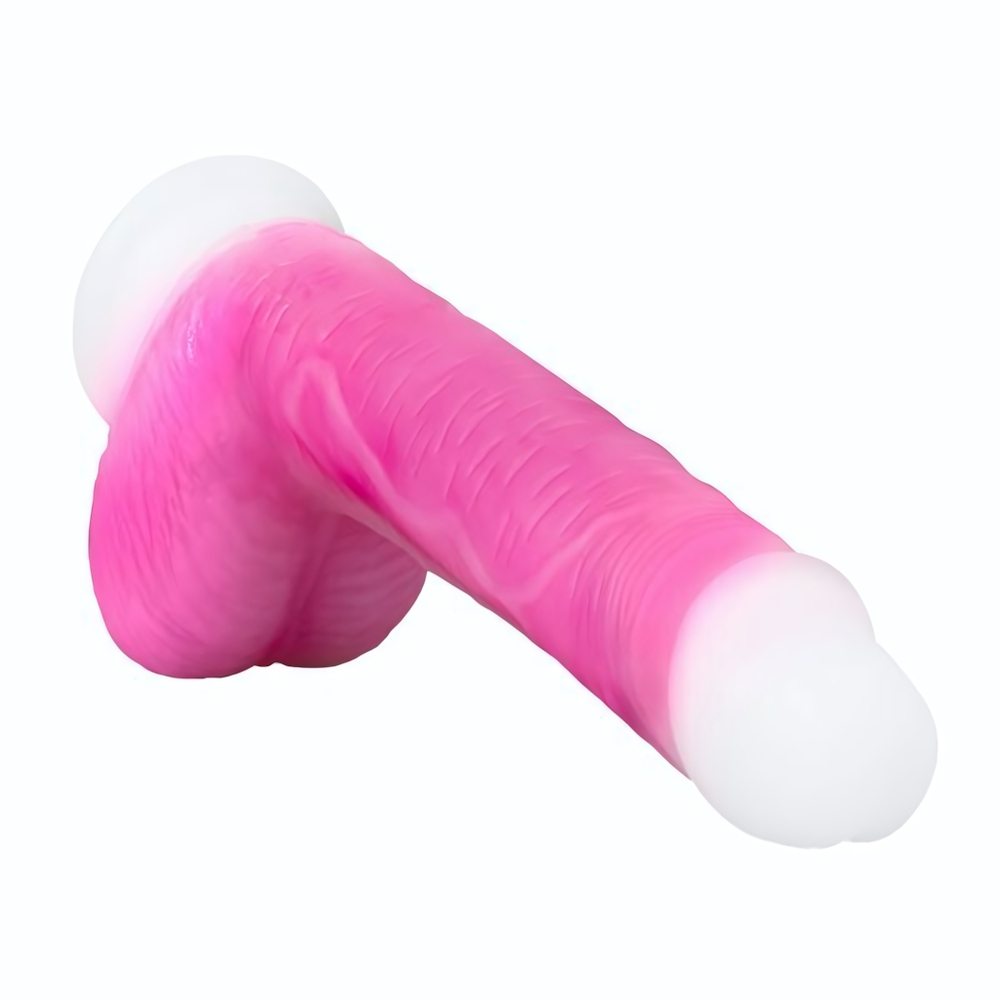 Розовый ротатор-реалистик Roxy 8 Inch Gyrating Dildo - 21,6 см. (Цвет: розовый)