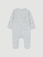 Комбинезон Mjölk Sleep and Play Blue Leopard, уценка