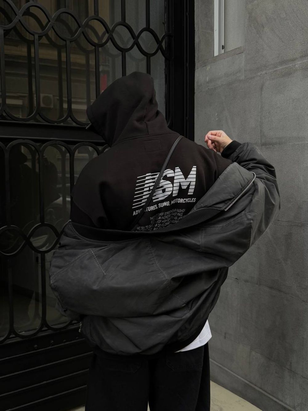 Худи Miracle Apparel Оверсайз ASM черный