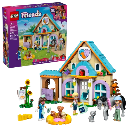 Конструктор LEGO Friends 42651 Ветеринарная клиника для лошадей и питомцев