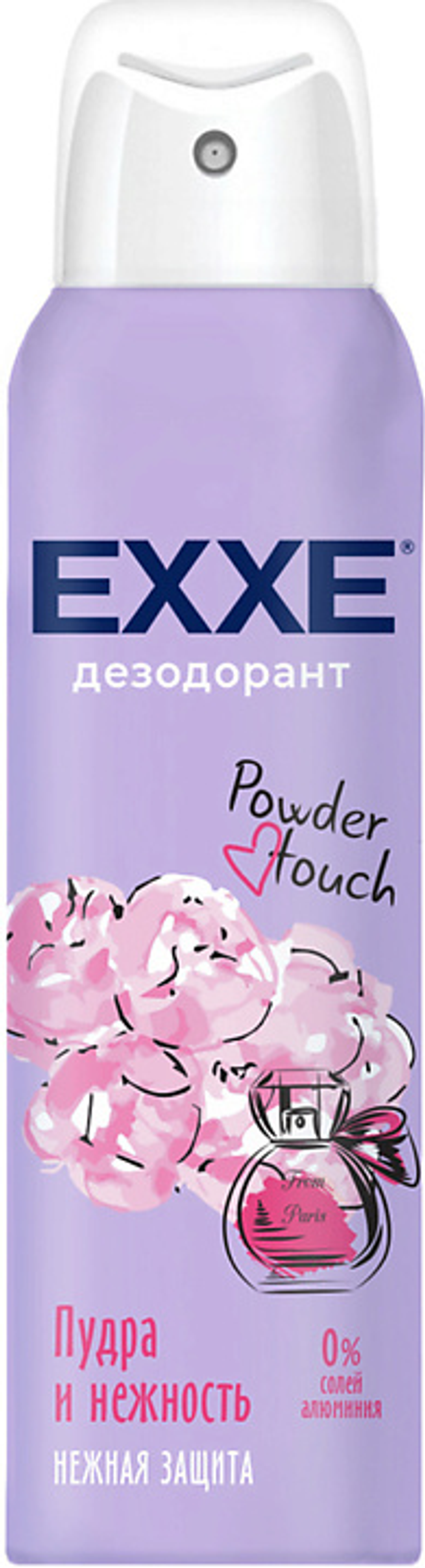 EXXE Женский дезодарант Powder touch 150мл