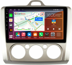 Магнитола для Ford Focus 2 2004-2011 (кондиционер) - Canbox 9157 Qled, Android 10, ТОП процессор, SIM-слот