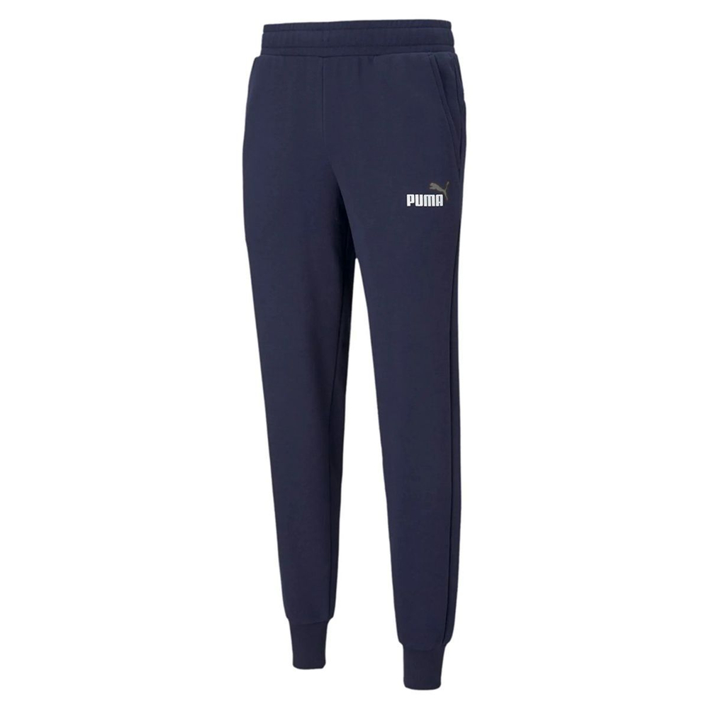 Мужские теннисные штаны Puma ESS+ 2 Col Logo Pants TR - небесный
