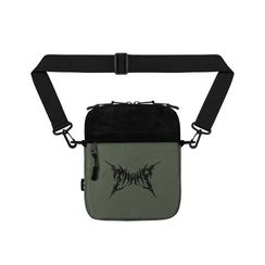 Сумка через плечо ТАЙНА LogoDL1 хаки-чер. / чер.