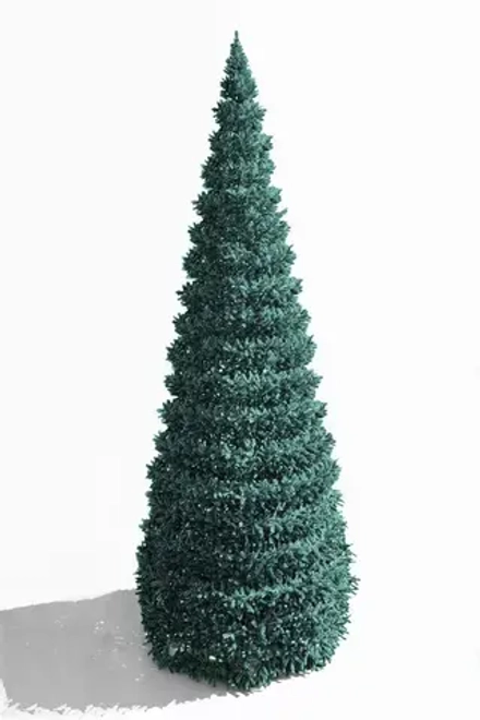 Уличная елка Евро-2 изумрудная 8 м., каркасная, ПВХ, Green Trees (GT8EVPVCBL)