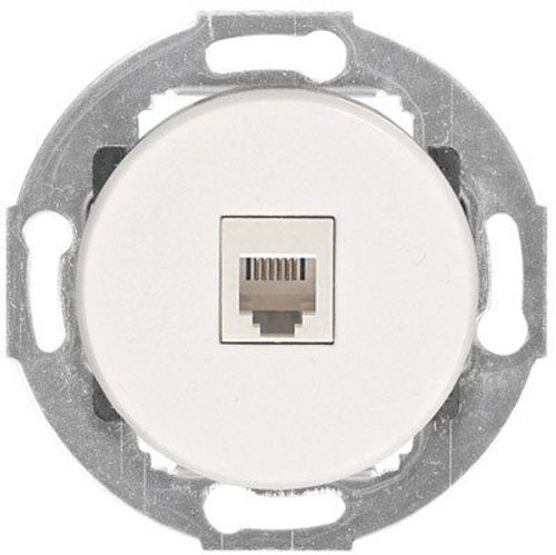 Розетка компьютерная RJ-45 Vintage 886104-1, белая / категория 6