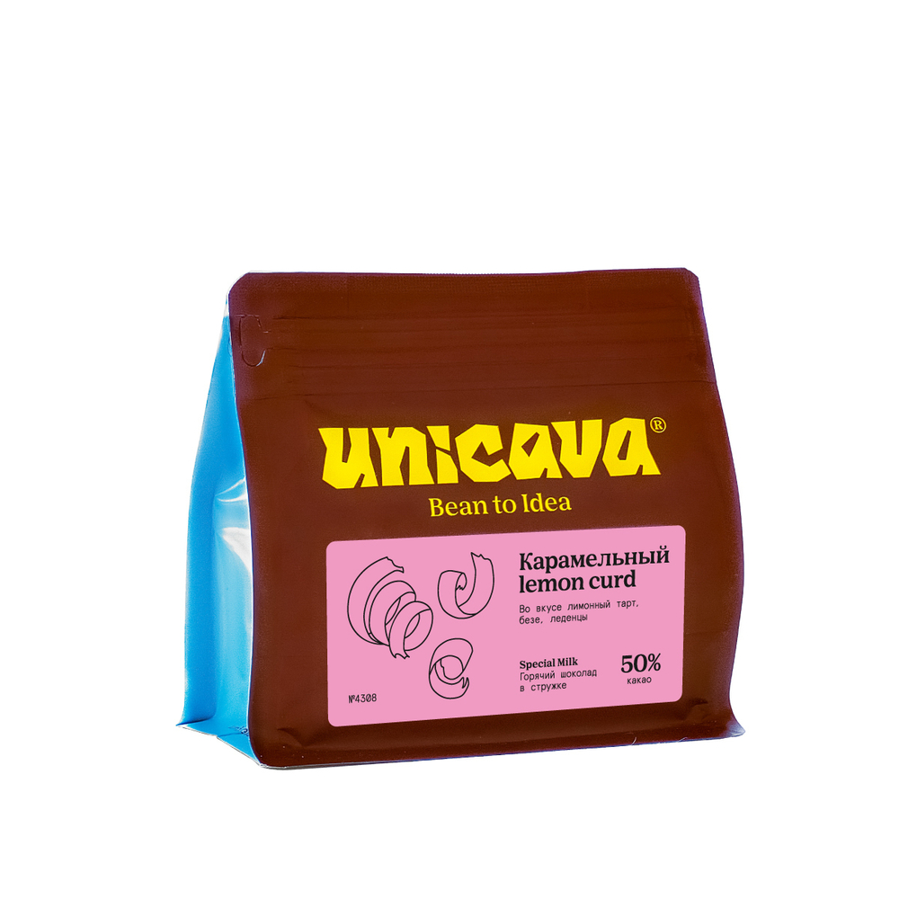 Горячий шоколад "Карамельный lemon curd" (50 % какао)