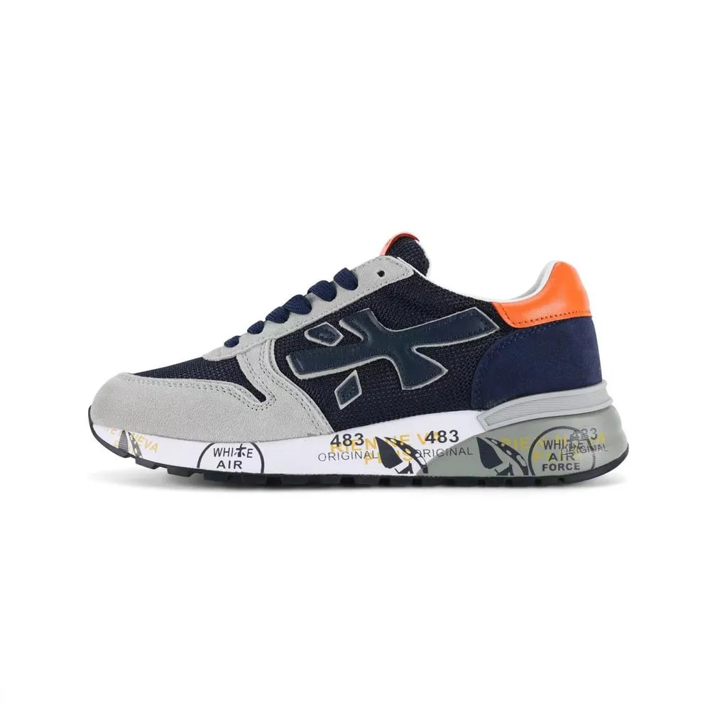 Premiata Mick 5890 синие с оранжевым
