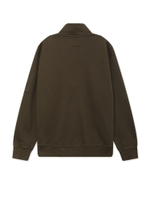 Толстовка На Молнии (Half-zip) Sweatshirts Polo Collar In Brushed Emerized Diagonal Fleece