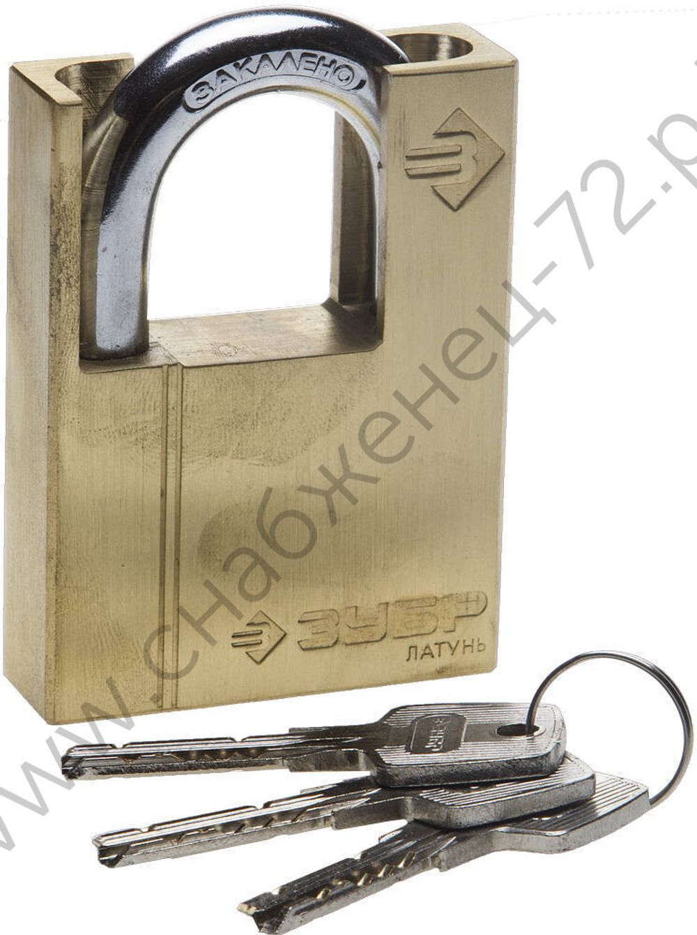 ЗУБР 60 мм, дополнительная защита дужки, навесной замок (37297-60)
