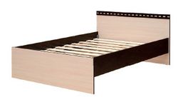Кровать «Ольга-13» 1400 (венге/млечный дуб), ЛДСП, Фант-мебель, г. Волжск