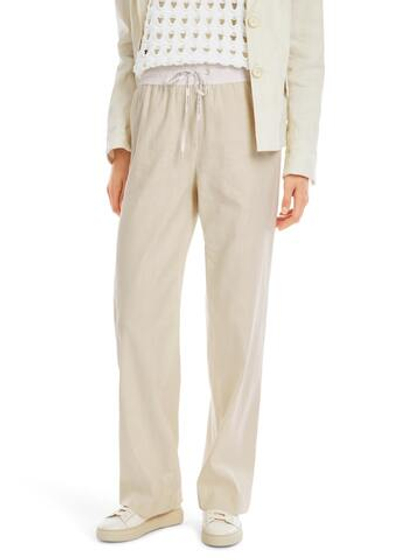 Marc Cain Брюки на резинке с добавлением льна