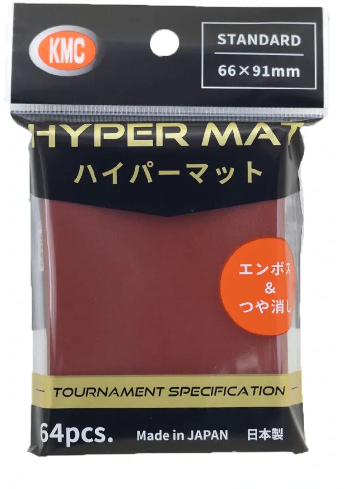 Протекторы KMC Hyper MAT Red (64 Sleeves) Протекторы KMC Hyper MAT Red (64 Sleeves)