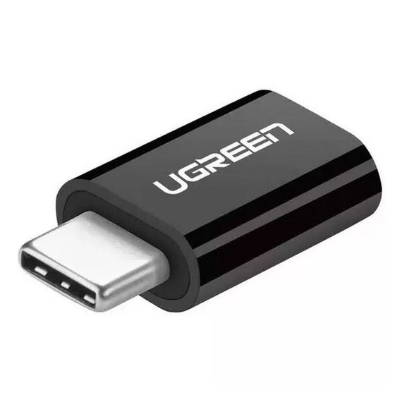 Адаптер Ugreen US157 USB-C to Micro USB Adapter (30391) черный