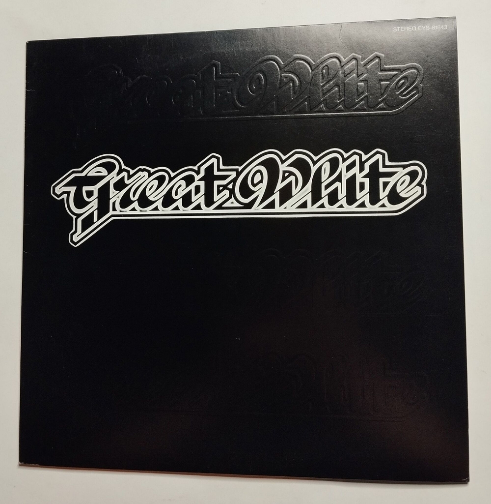 Винтажная виниловая пластинка LP Great White (Japan 1984) (No Obi)