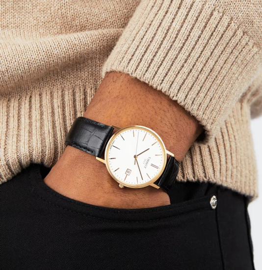 Tissot T922.410.76.011.00 мужские часы Tissot Goldrun T-Gold на ремне на руке