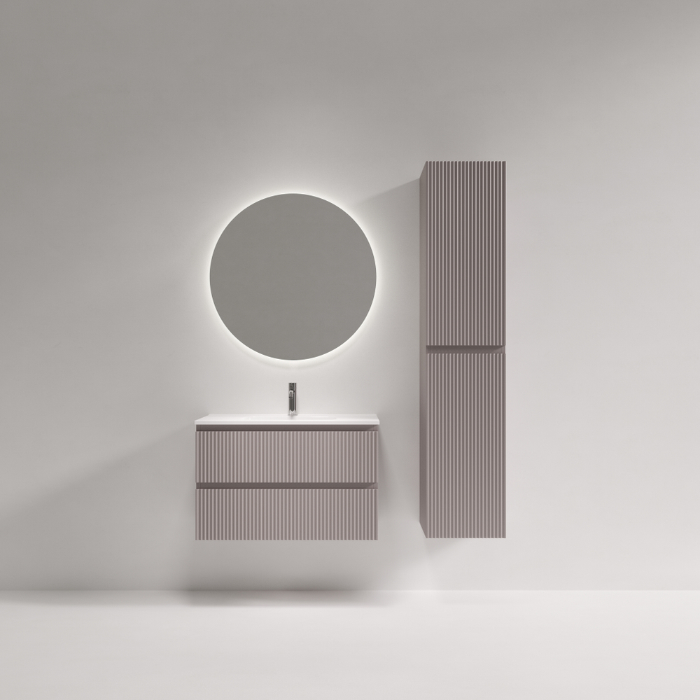 Тумба подвесная SANCOS Snob R 790х390х500, c двумя ящиками оснащенными доводчиками, Doha Soft, арт.SNR80/39SM