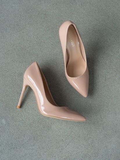 Женские туфли лодочки на шпильке - SHSS1001-010-lak-bei