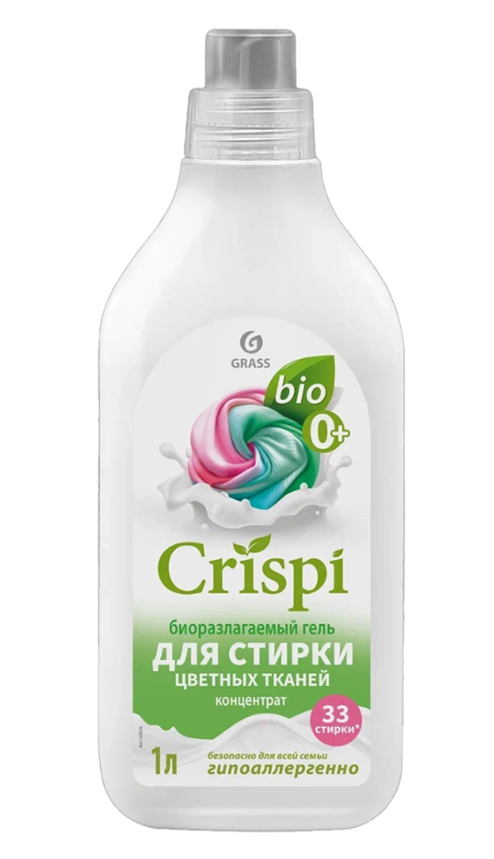Гель для стирки цветного белья Grass Crispi, концентрат, 1 л