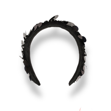 Ободок с крупными пайетками