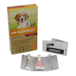 АДВОКАТ Капли от блох, ушных клещей и гельминтов для собак 10-25 кг (1 пипетка)