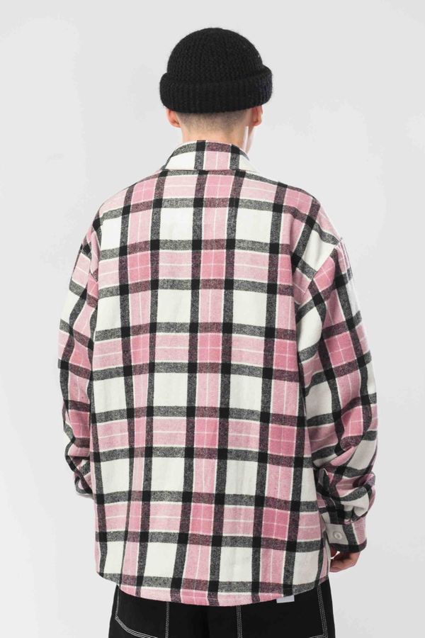 Рубашка Harbor Wide Экрю/Розовый/Черный - фото 3