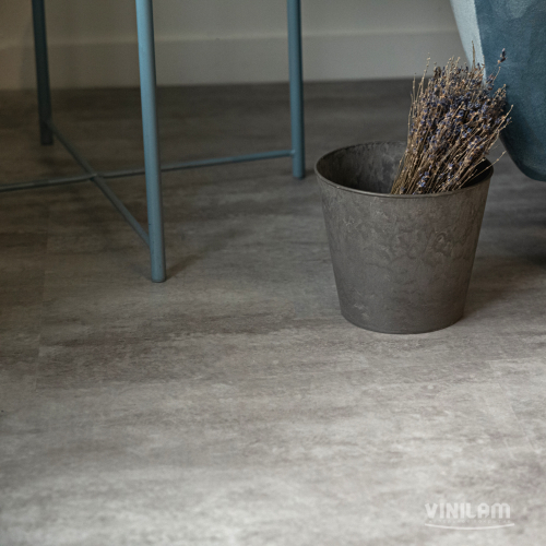SPC Ламинат CERAMO VINILAM STONE Цемент Светлый