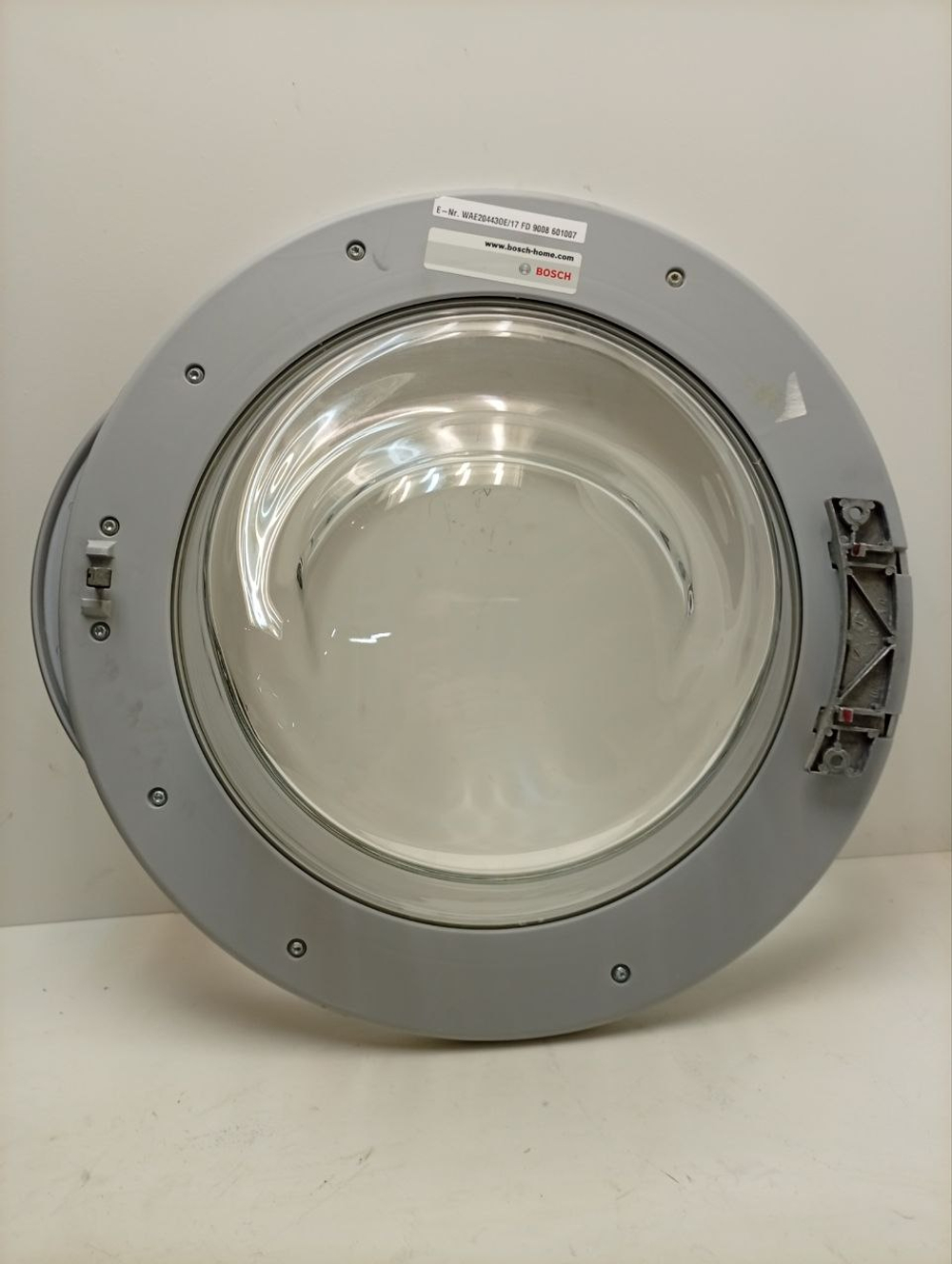 WAE20443OE кт16 Люк в сборе для стиральной машины Bosch (серый) 366231 б/у