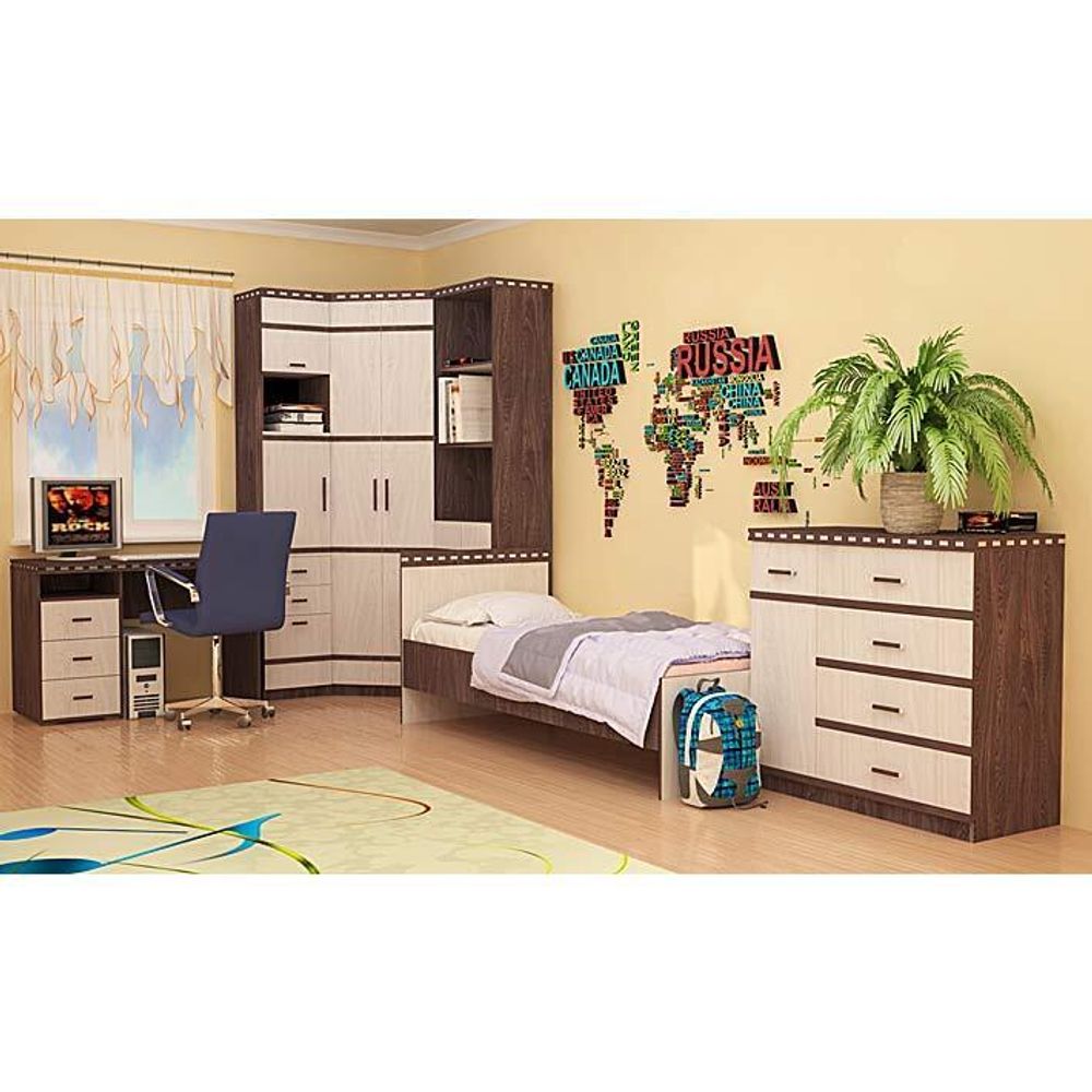 Ольга-13 Шкаф 2-х ств.для белья