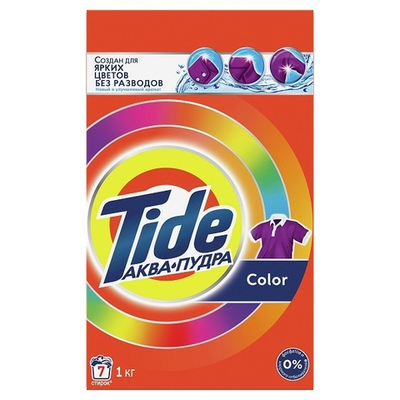 Tide СМС Автомат порошок,COLOR 1 кг.