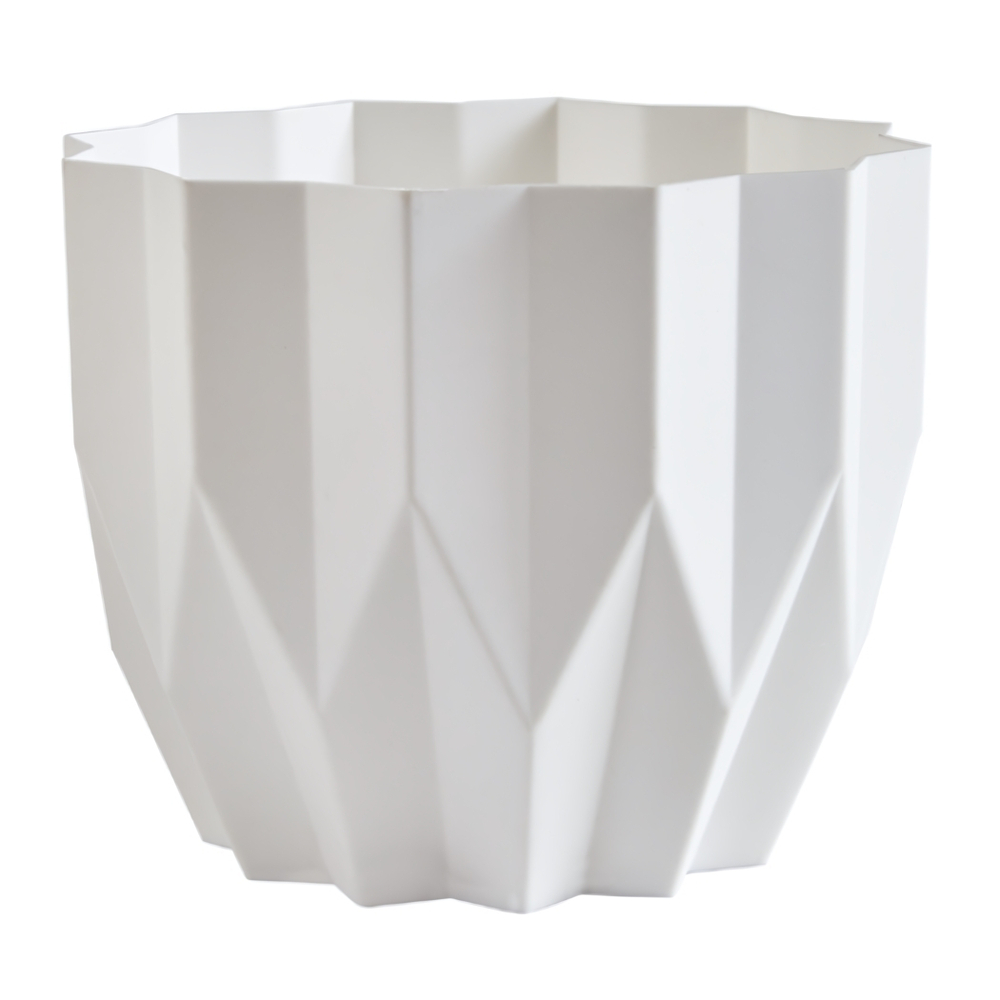 Кашпо "Геометрия" (5,8л.) Цв. Белый