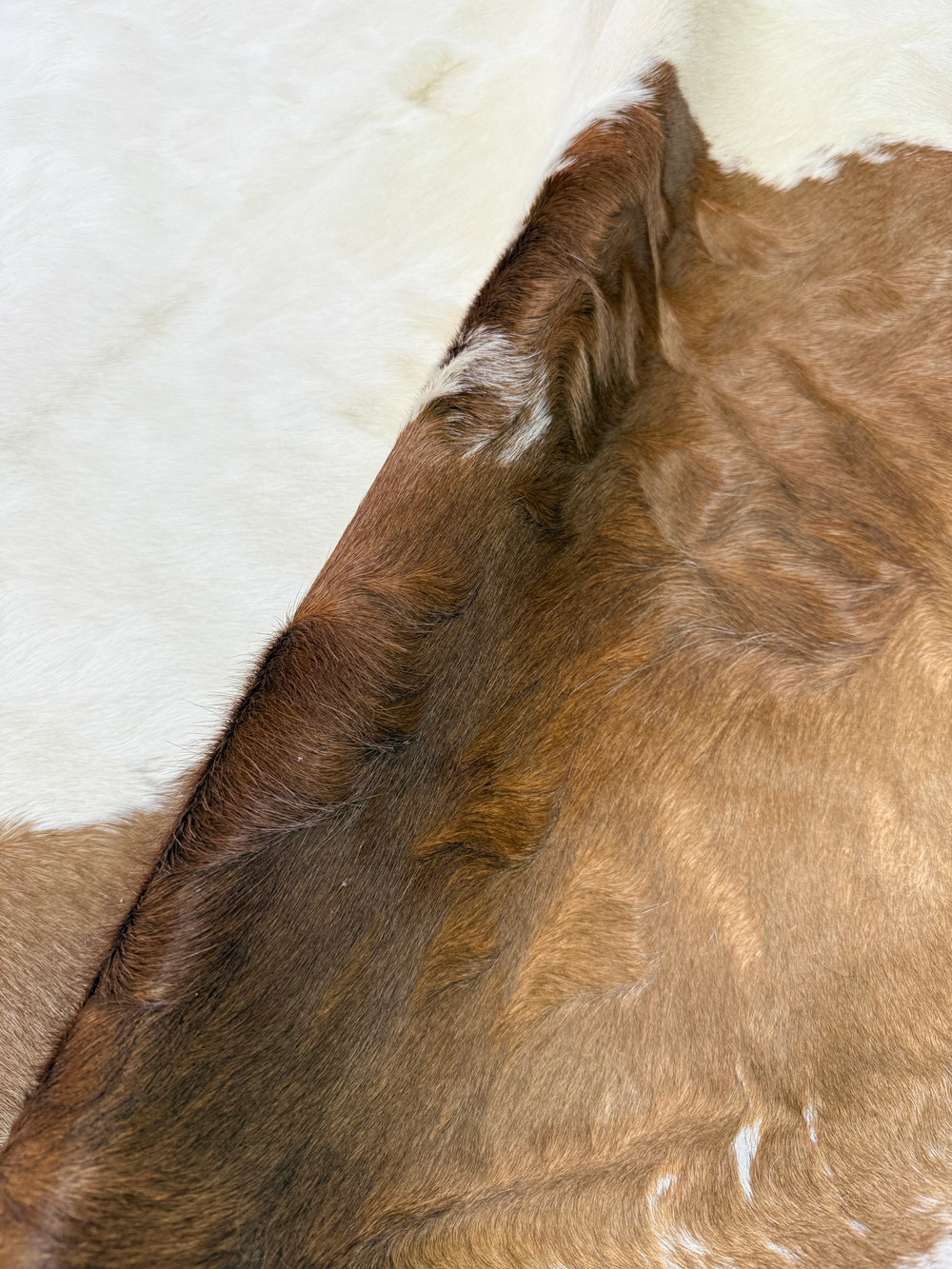 Коровья шкура на пол натуральная. 200 х 190 см