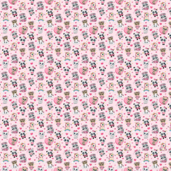 Ткань постельно-плательная Prival Перкаль-13175, 140г/м2, цвет розовый, 1.5х2м