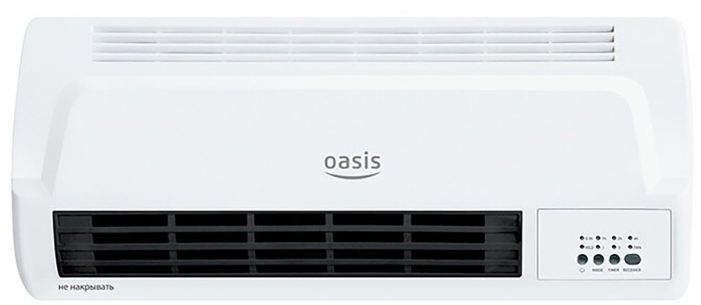 Тепловентилятор настенный Oasis 2000Вт