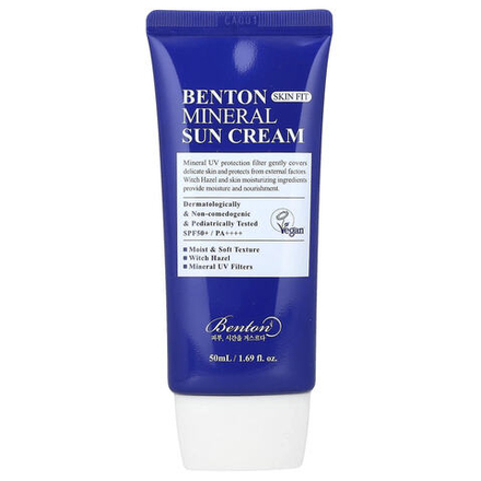 Benton, Минеральный солнцезащитный крем Skin Fit, SPF 50 / PA ++++, 50 мл (1,69 жидк. унц.)