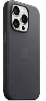 Накладка IPhone 15 Pro FineWoven Case with MagSafe black