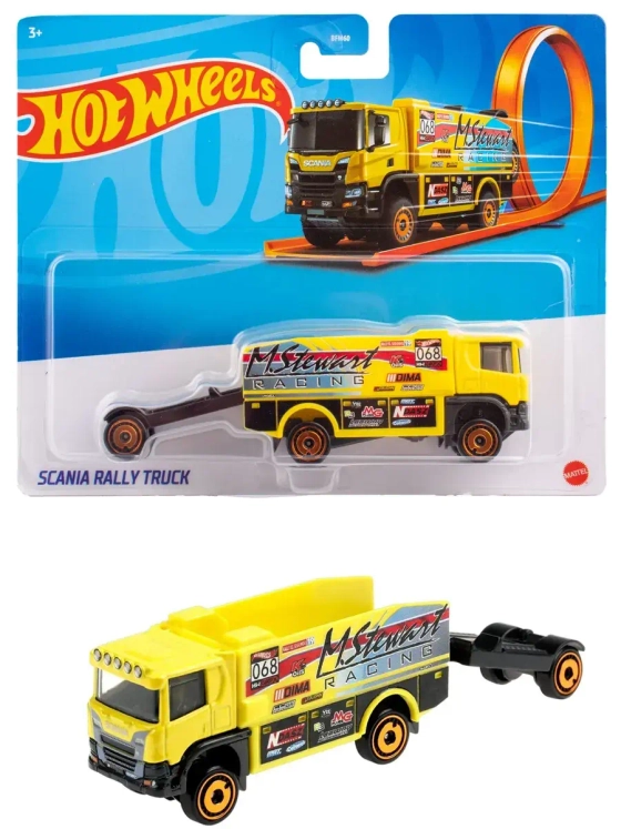 Грузовик Хот Вилс Scania Rally Truck BFM60 GKC33