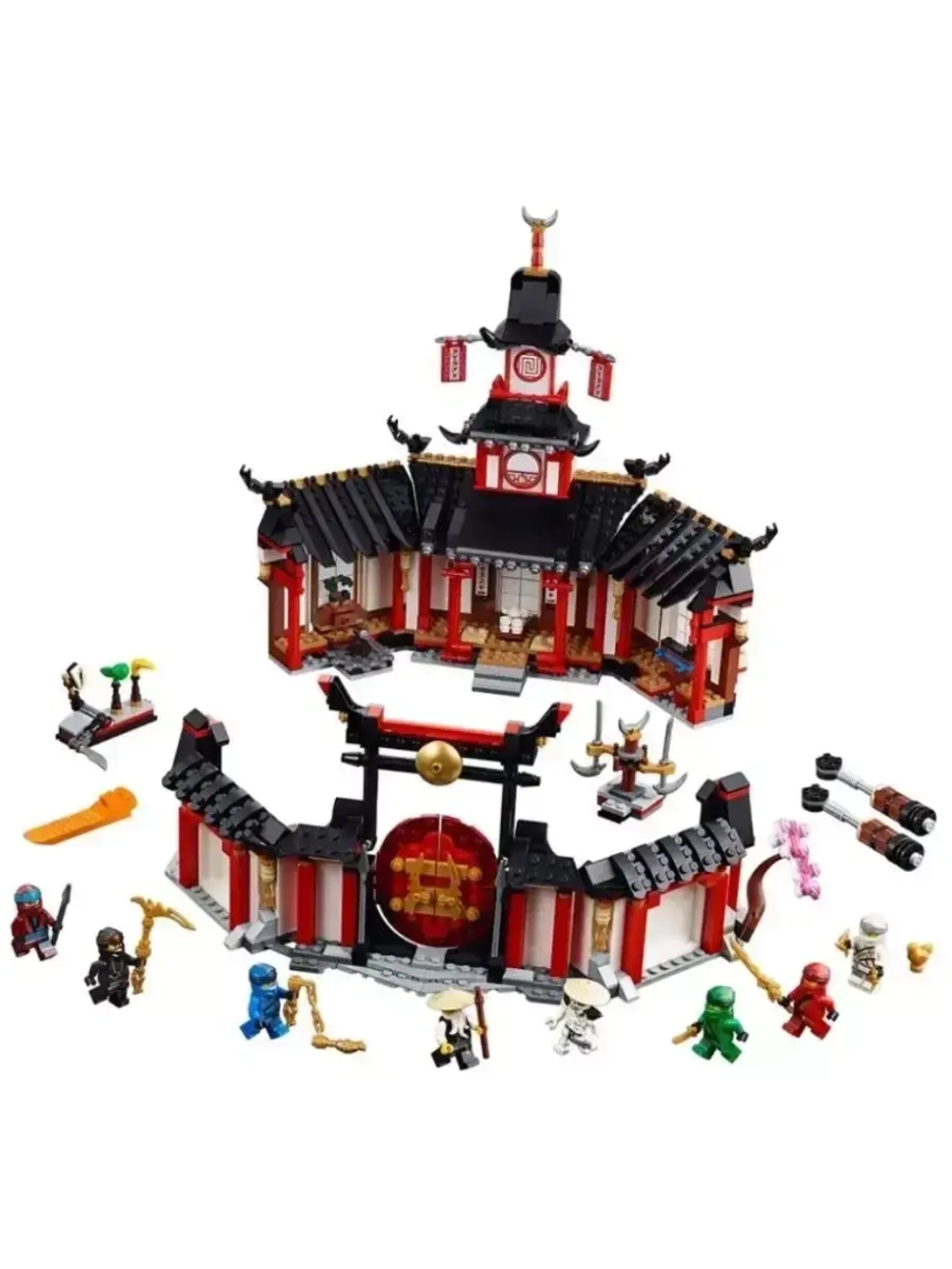 Конструктор Ниндзя Монастырь Кружитцу 1132 детали 90015