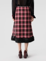 Юбка-трапеция с пушистым подолом OLA OLA