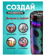 Беспроводная колонка Sing-e JQS-6221 (6.5"/30W/4.5A) Multucolor