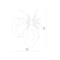 Бра Divinare Ragno 1309/02 AP-1