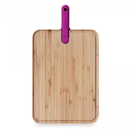 Доска разделочная 43x24x2.4см Trebonn Chopping boards and Knives фиолетовая