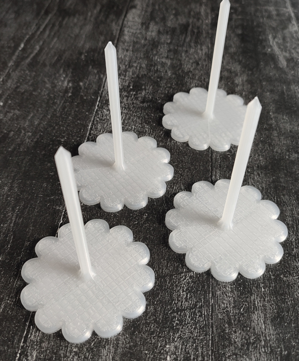 Прозрачные гвоздики кондитерский "Ромашка от Киры"