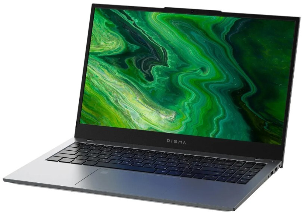 Ноутбук  Digma Pro Fortis M 15.6 ", Core i5, 16 Гб RAM, 512 Гб SSD, Iris Xe Graphics, Серый
