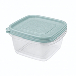 Комплект контейнеров "арт-декор" 1л (светло-голубой)