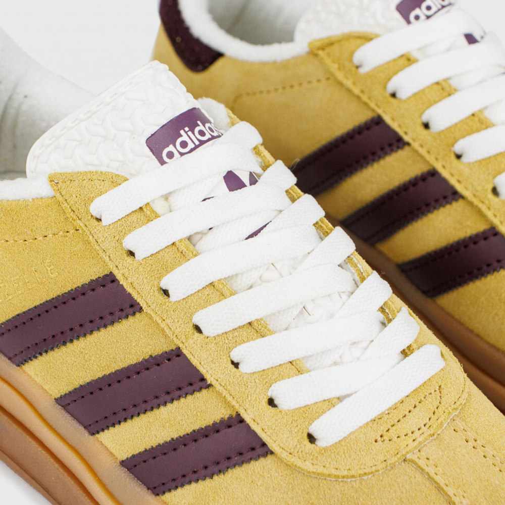 кроссовки Adidas Gazelle Bold Yellow / Brown Wmns IF5937